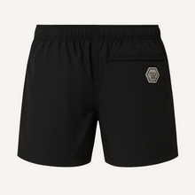 Load image into Gallery viewer, Philipp Plein PB25MBM02-02BLACK "3D" Men's Black Swimsuit
