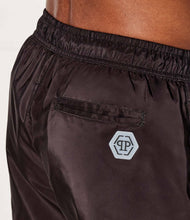 Load image into Gallery viewer, Philipp Plein PB25MBM02-02BLACK "3D" Men's Black Swimsuit