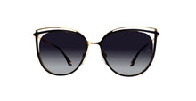 Load image into Gallery viewer, Ana Hickmann AH3237-09A-54 Women&#39;s Sunglasses Black Gold