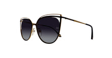 Load image into Gallery viewer, Ana Hickmann AH3237-09A-54 Women&#39;s Sunglasses Black Gold