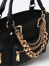 Load image into Gallery viewer, Love Moschino JC4288PP0GKT0000 Black Handbag with Chains