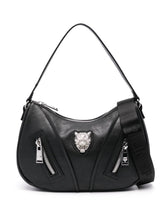 Load image into Gallery viewer, Plein Sport Hobo Bag &quot;Leah&quot; Black