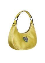 Load image into Gallery viewer, Plein Sport Rhinestone Embellished Mini Hobo &quot;KATE&quot; Gold