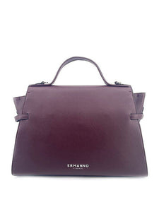 Ermanno Scervino "SALLY" Top Handle Bag Plum