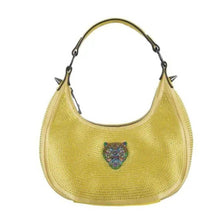 Load image into Gallery viewer, Plein Sport Rhinestone Embellished Mini Hobo &quot;KATE&quot; Gold