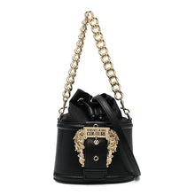 Load image into Gallery viewer, Versace Jeans Couture Crossbody Bag Black Bucket