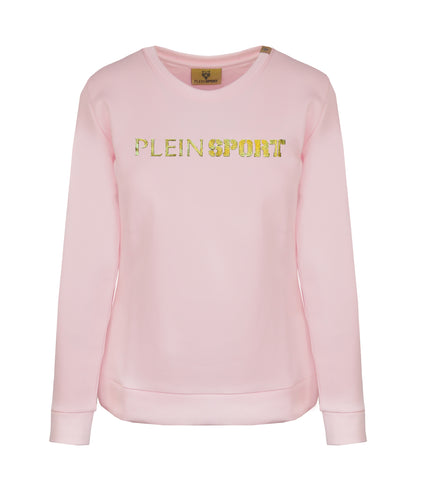 Plein Sports DFPSG707-48 Women's Longsleeve Pink Top Special Edition