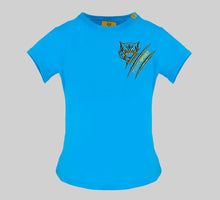 Load image into Gallery viewer, Plein Sport DTPS3013-81 Women&#39;s Cotton T-shirt Light Blue