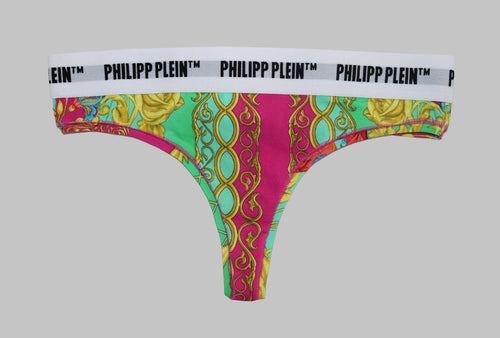 Philipp Plein DUPP3132 Fantasia Womens Tanga Underwear set of 2 Multicolor