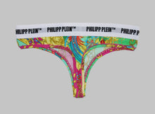 Load image into Gallery viewer, Philipp Plein DUPP3132 Fantasia Womens Tanga Underwear set of 2 Multicolor