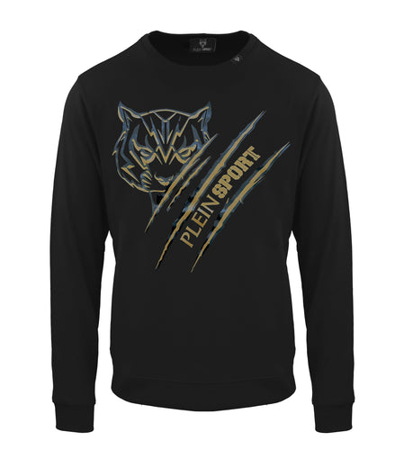 Plein Sport FIPSG524199 Men's Black Sweatshirt