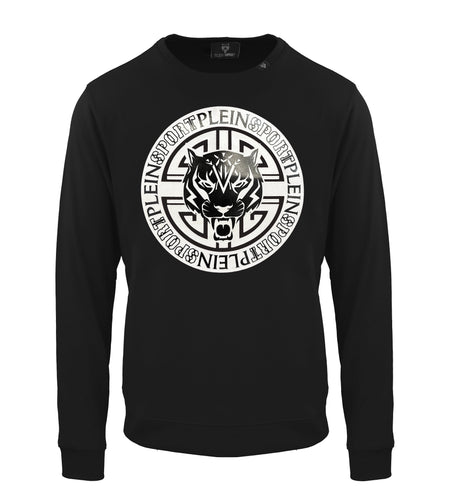 Plein Sport FIPSG524599 Men's Black Sweatshirt
