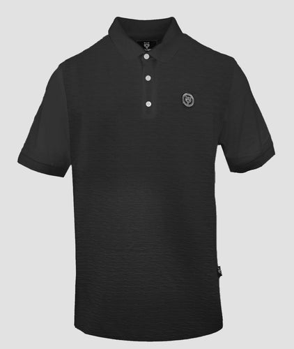 Plein Sport PIPS0399 Men's Knitted Polo Black