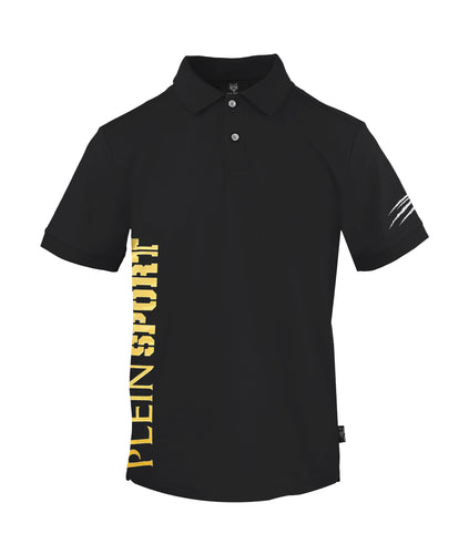 Plein Sport PIPS530199 Men's Black Polo Top