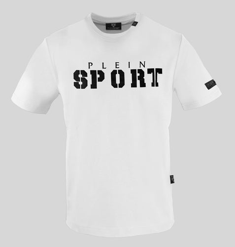 Plein Sport TIPS400-01 Men's White Cotton T-shirt