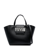 Load image into Gallery viewer, Versace Jeans Couture 75VA4BB5_ZS413_899 Black Handbag with Silver Logo