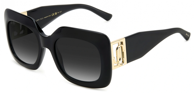 Jimmy Choo GAYA/S 807 9O 54 Black Women's Sunglasses