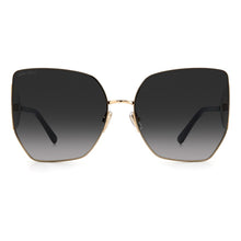 Load image into Gallery viewer, Jimmy Choo RIVER/S 2M2 9O 61 Women&#39;s Black Gold Sunglasses