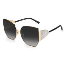 Load image into Gallery viewer, Jimmy Choo RIVER/S 2M2 9O 61 Women&#39;s Black Gold Sunglasses