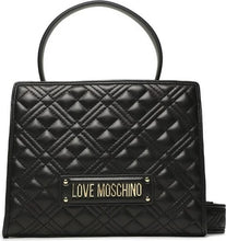 Load image into Gallery viewer, Love Moschino JC4065PP1HLA0000 Black Quilted Small Tote Bag