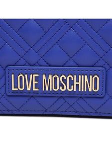 Love Moschino JC4079PP1HLA0753 Quilted Blue Crossbody Bag