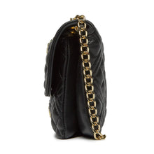 Load image into Gallery viewer, Love Moschino JC4163PP0HLA0000 Black Quilted Cross-body with Chain strap