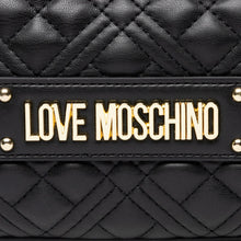 Load image into Gallery viewer, Love Moschino JC4027PP1FLA0000 Black Quilted Crossbody Bag with Big Chain