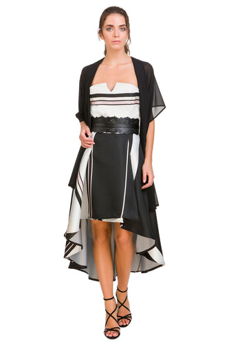 CHRISTINA GAVIOLI Womens Dress Multicolor Striped Size M