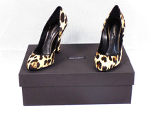 Load image into Gallery viewer, DOLCE &amp; GABBANA Womens Pumps Heels Leopard Pony Hair Size 35