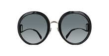 Load image into Gallery viewer, MARC JACOBS MARC374/F/S-807-58 Womens Sunglasses Round Oversized Black