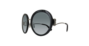 MARC JACOBS MARC374/F/S-807-58 Womens Sunglasses Round Oversized Black