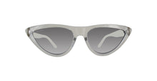 Load image into Gallery viewer, JIMMY CHOO &quot;SPARKS&quot; Women&#39;s Sunglasses White with Glitter Small Triangle
