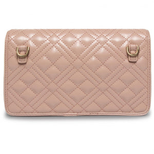 LOVE MOSCHINO JC4010PP1ALA0600 Pink Quilted Crossbody Chain Strap