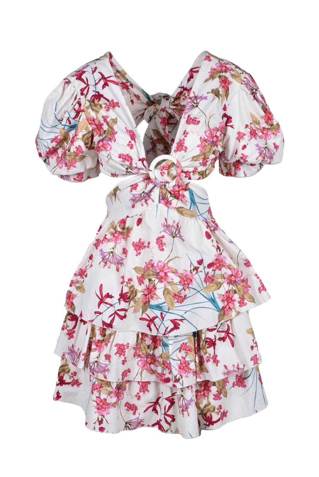 Vanessa Scott Mini Cotton Floral Dress