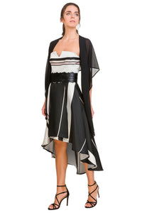 CHRISTINA GAVIOLI Womens Dress Multicolor Striped Size M