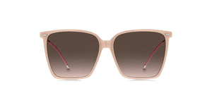 BOSS BOSS1388/S-FWM-60 Womens Square Sunglasses Pink with Chain