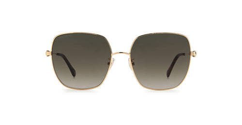 JIMMY CHOO KORI/G/SK-06J-60 Womens Sunglasses Large Havana Gold