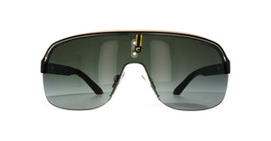 Carrera Topcar 1 KBN/PT Men Sunglasses Black Yellow Large