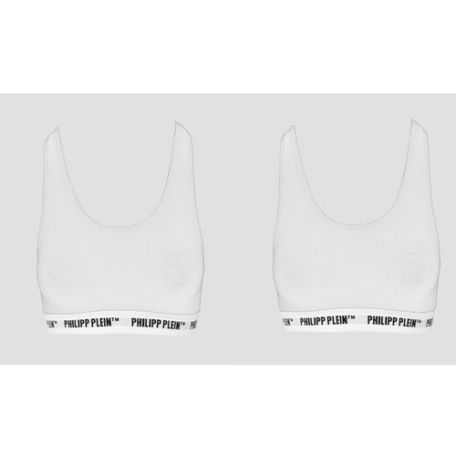 Philipp Plein Women's Underwear White Bra/Top Bi-pack