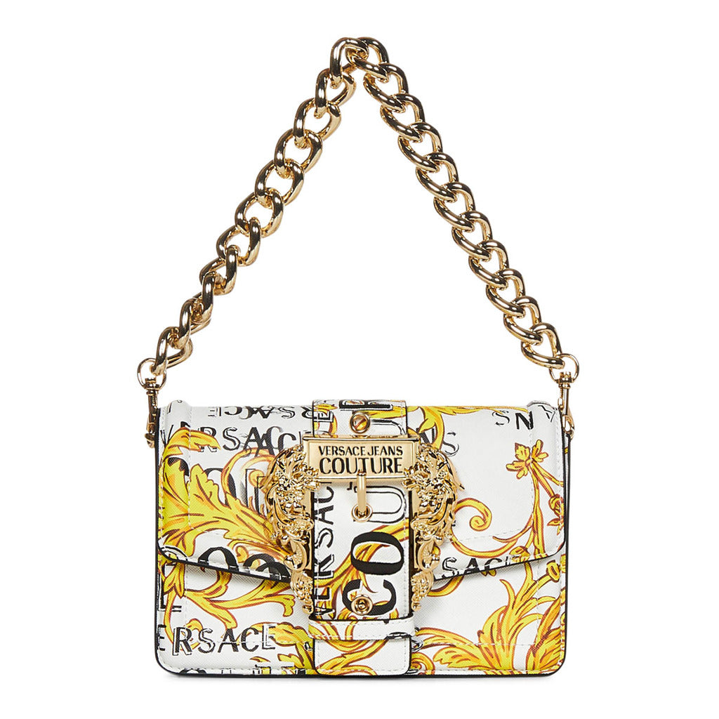Versace Jeans Couture Crossbody Bag White Baroque Style