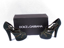 Load image into Gallery viewer, DOLCE &amp; GABBANA Womens Pumps Sandals Green Size 39