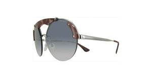 PRADA Women's Sunglasses PR52US-C135R0-37 Silver Mirror Pink Havana Brown