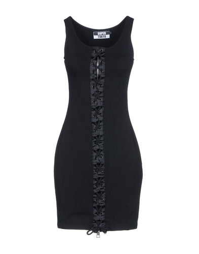 SUPERTOKYO Womens Dress Black