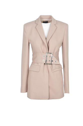 PINKO Womens Beige Coat / Blazer with Belt