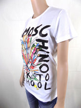 Load image into Gallery viewer, LOVE MOSCHINO Womens Tshirt White Short Sleeve Size M