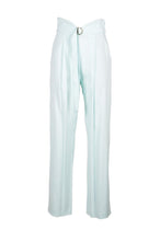 Load image into Gallery viewer, PATRIZIA PEPE &quot;Palazzo Pants&quot; Chlorophyll Belted Trousers