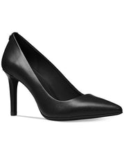 Load image into Gallery viewer, MICHAEL KORS &quot;DOROTHY&quot; Flex Pumps Black Leather High Heels