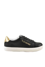 Load image into Gallery viewer, Plein Sport DISP709 Women&#39;s Sneakers Black with Gold Logo