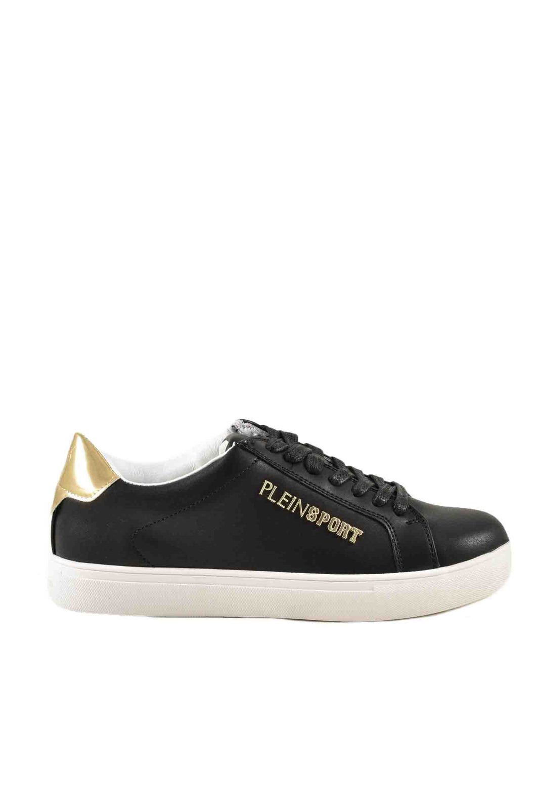 Plein Sport DISP709 Women's Sneakers Black with Gold Logo