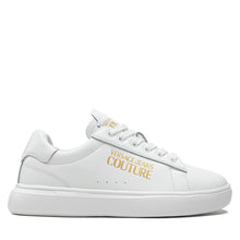 Load image into Gallery viewer, VERSACE JEANS COUTURE Womens White Leather Sneakers with Logo